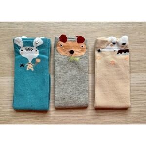 Kids Tiny Alpaca Socks Size Med 3pk